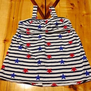 🎁 Jumping Beans all American tank top girls sz 6